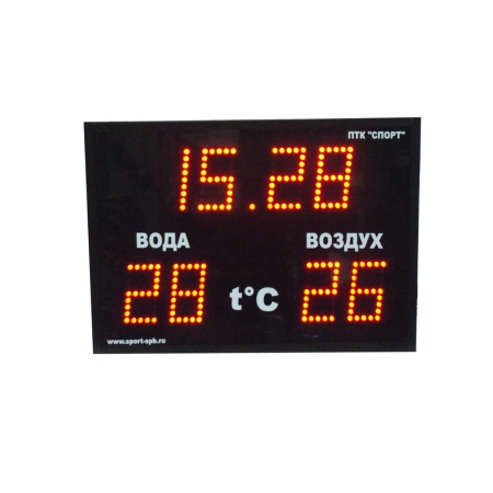 Купить Часы-термометр СТ1.13-2t для бассейна в Приморске 